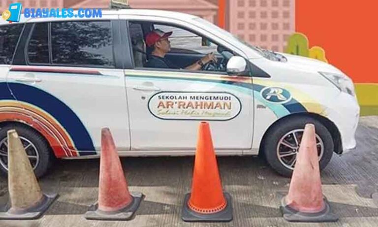 Biaya Kursus Stir Mobil Ar Rahman Plus SIM A 2024